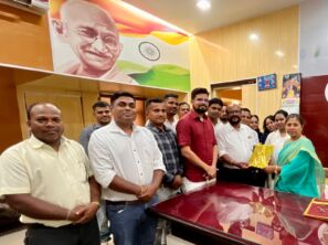 રાષ્ટ્રીય શૈક્ષિક મહાસંઘની વલસાડ જિ. પં. પ્રમુખ હેતલ પટેલ સાથે શિક્ષણ વ્યવસ્થાને મજબૂત બનાવવા ચર્ચા